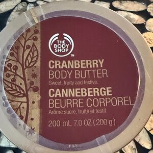 The Body Shop Cranberry Body Butter - Red